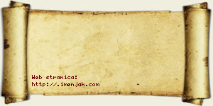 Hana Blašković vizit kartica